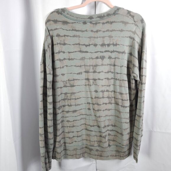 Athleta Womens Large Gray Fleece Lined Coaster Luxe Thumbhole Sweatshirt Crew - Picture 3 of 8